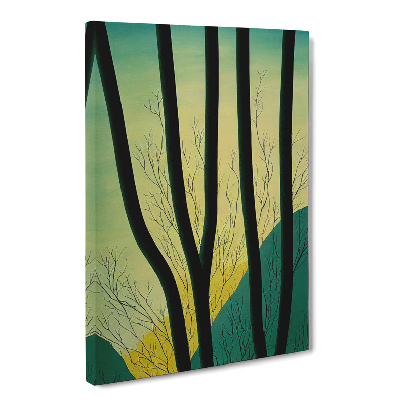 Kreitzer Retro Tree Branches - Wrapped Canvas, 76cm H x 50cm W x 3cm D