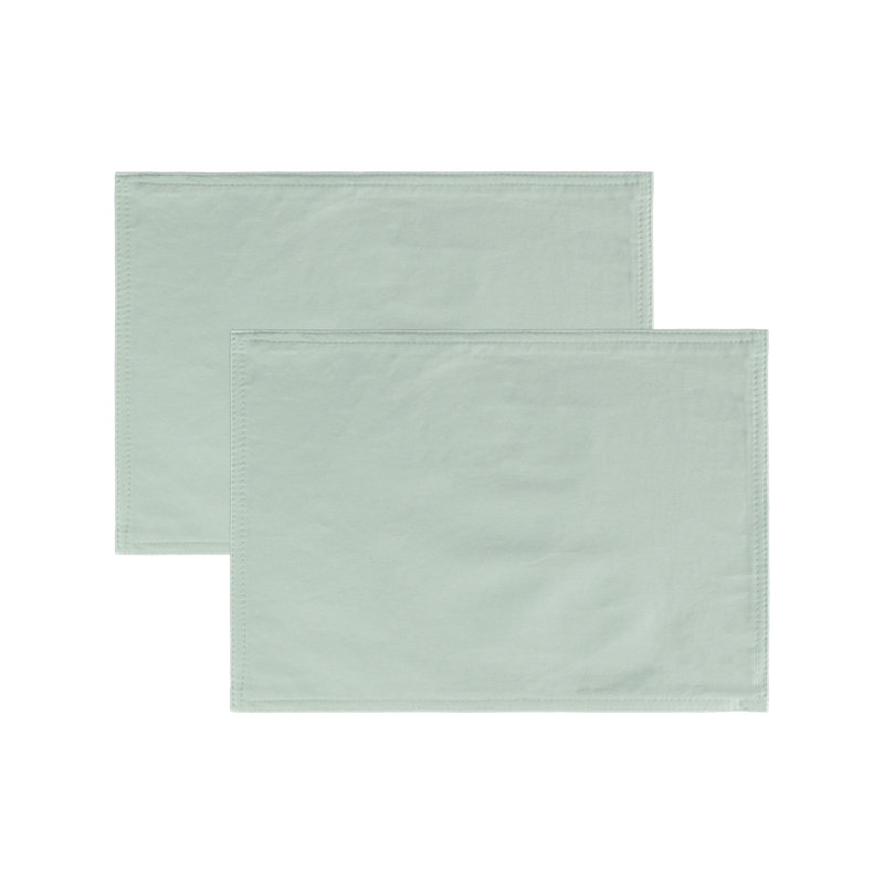 Napperon 100% coton, Bleu doux