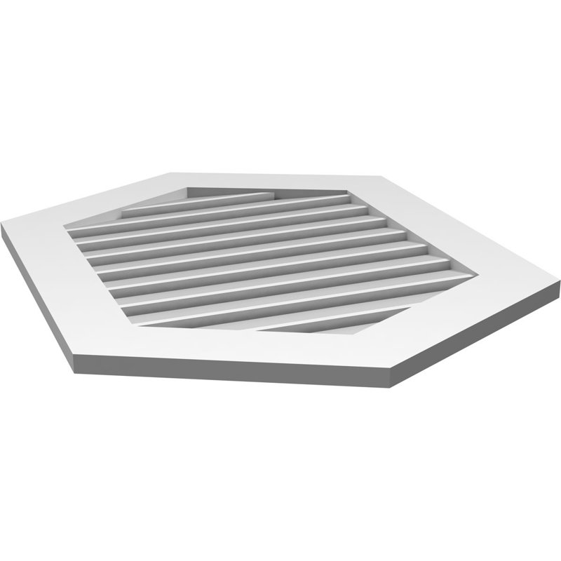 Pente verticale verticale en uréthane 6 pi, 34" H x 26" W x 1" D