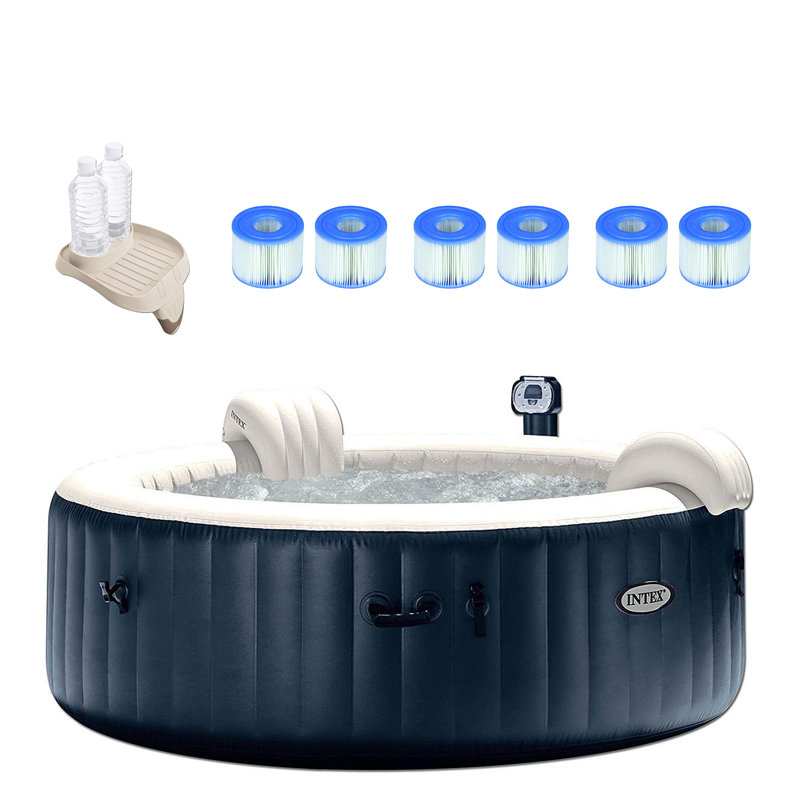 Intex 170 - Jet Vinyl Round Inflatable Hot Tub