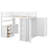 Full Loft Bed With Drawers,Desk And Wardrobe-16928021
