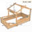 Floor Bed With Guardrails And Roof-722962096-722962097