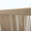 Ensemble de chaises de salle à manger élégantes en bois d'acacia avec tissu hydrofuge, parfait pour les espaces modernes et accueillants