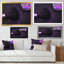 «Purple Glitter Sparkle», reproduction d'art sur toile Glam-580894834-580894799