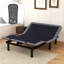 Structure de lit réglable avec matelas en mousse à mémoire de forme-1345751779