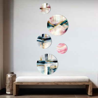 Abstract Wall Decor on Metal