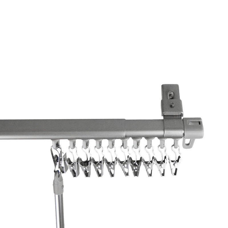 Tringle à rideaux Bemidji, l 48 po à 84 po, Argent