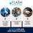 Noah 47.75'' Adjustable Height Bi-Fold Plastic Folding Event Table with Carrying Handle by Flash Furniture