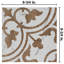 Llama Arte Loire 10" x 10" Porcelain Patterned Wall & Floor Tile-713664142