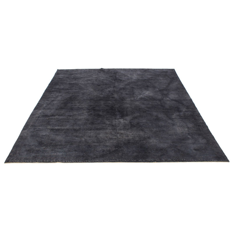 Tapis contemporain gris 7 x 9