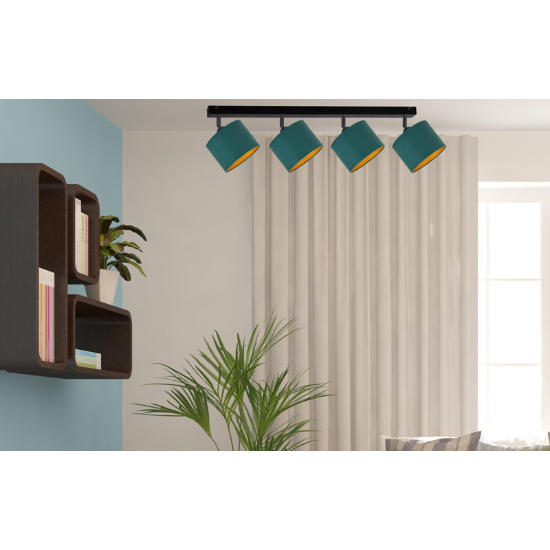 Luvine Fabric Spotlight, Black/Green