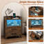 45cm W Manufactured Wood Bedside Table-1309818214