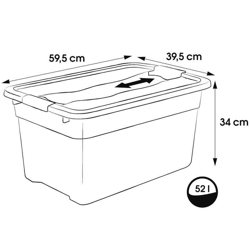 Keeeper Plastic Decorative Bin