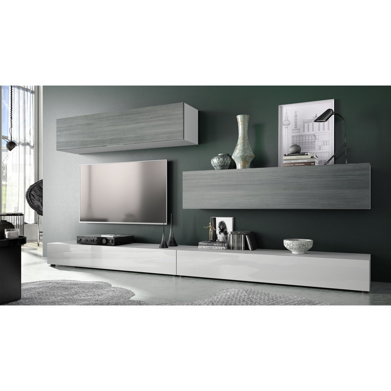 Mcgaha Unfinished Entertainment Centre, Avola anthracite/White