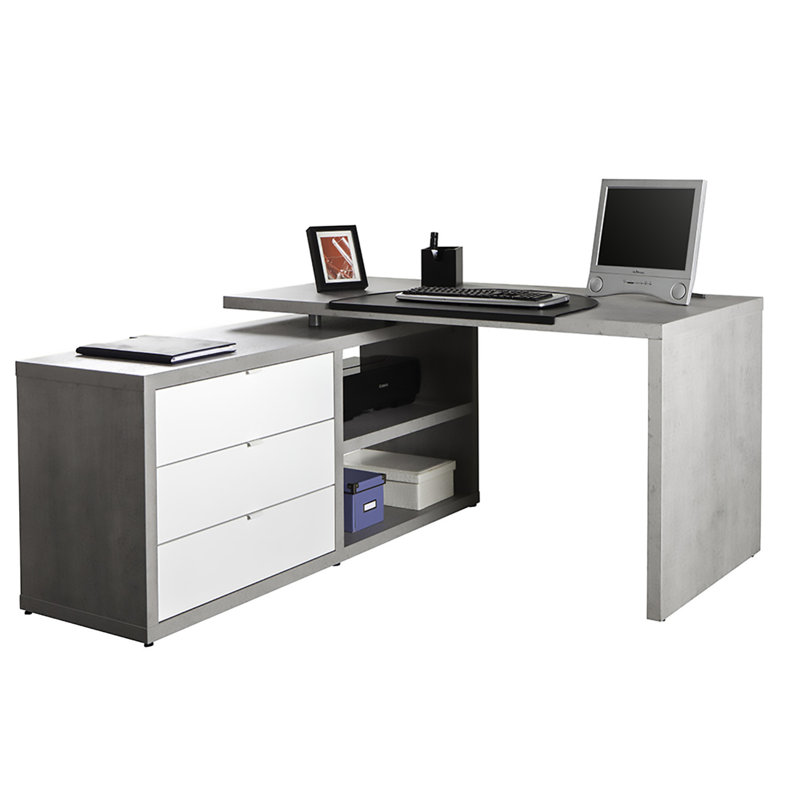 Pratico L-Shaped Executive Desk