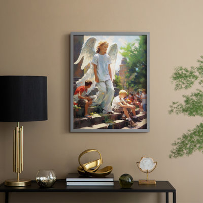 Religious Series CDLX, reproduction encadrée - bois massif