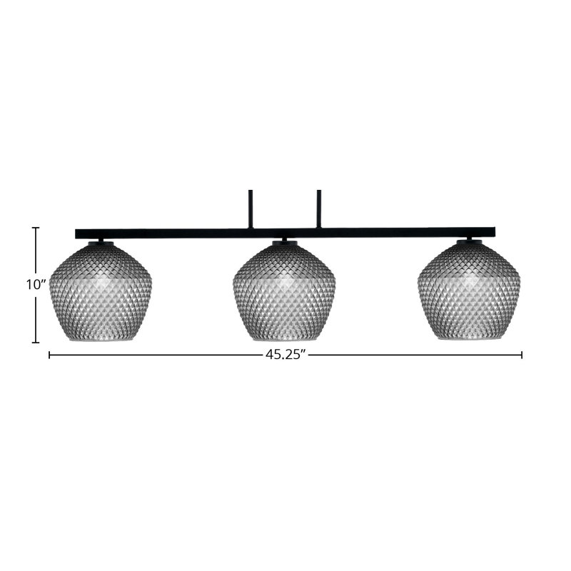 Luminaire suspendu 3 lumières Antwuan