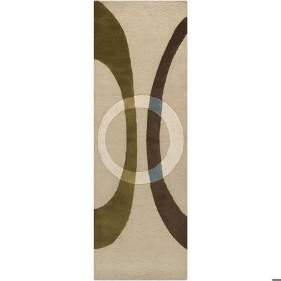 Bense Garza Tan Area Rug