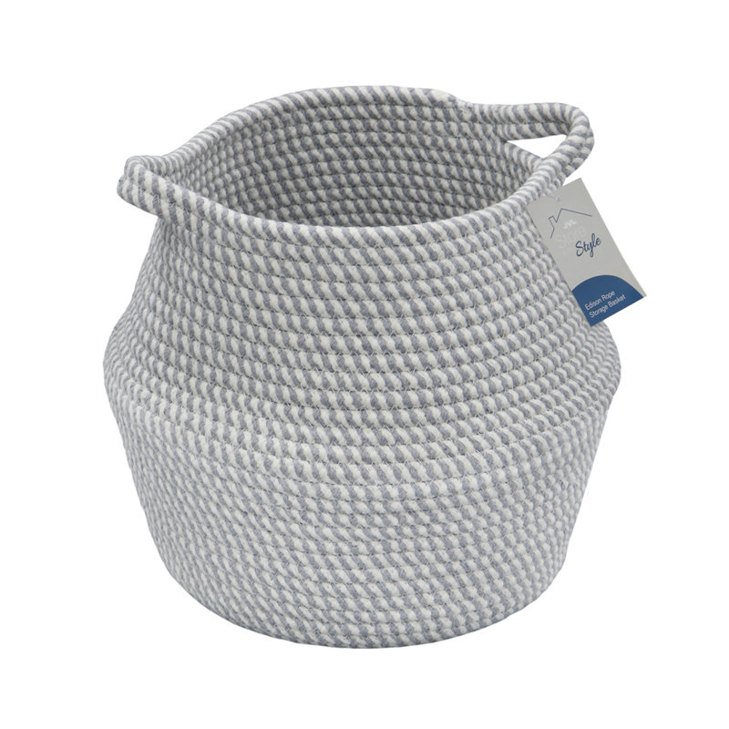 JVL Fabric Decorative Basket