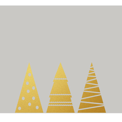 Décalcomanie murale ensemble d’arbre de noël Betancourt