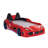 Lunnie Twin Car Bed With Lights, Blue-223773890