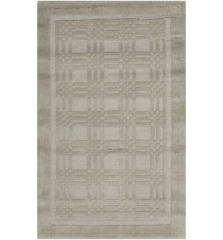 Tapis traditionnel Corrigan Studio® Tressa Collection - gris, Rectangle 3 pi 6 po x 5 pi 6 po