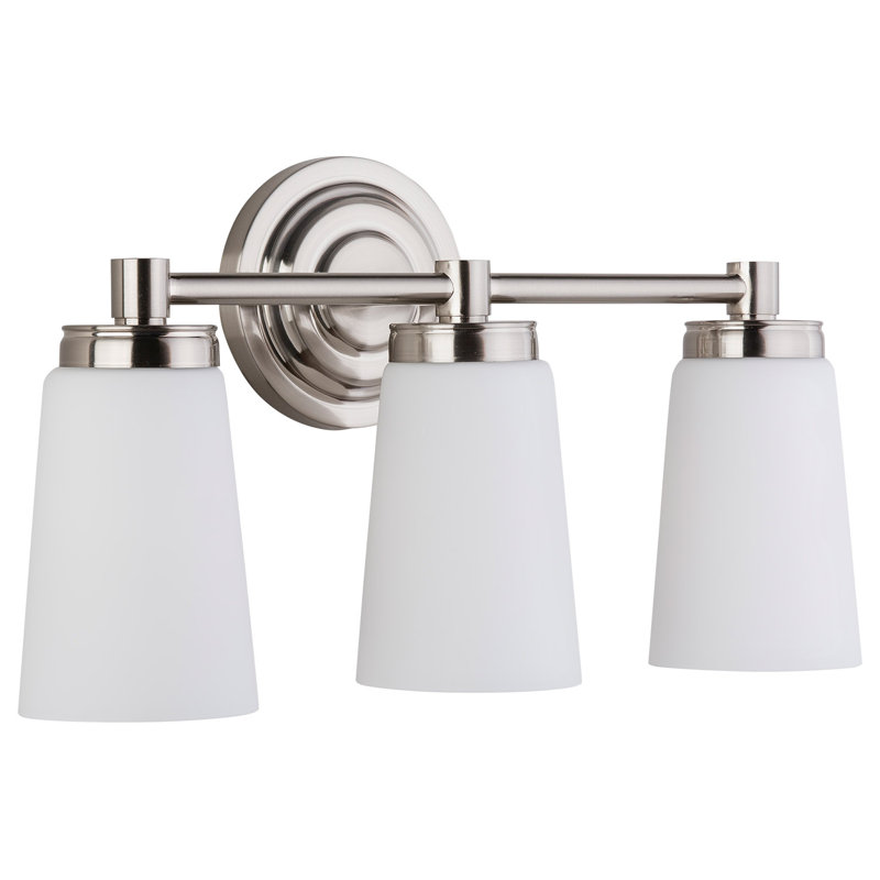 Figueroa 3 - Light Dimmable Vanity Light, Brushed Nickel