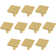 Simple Chamfered 1.122" Length Square Knob Multipack