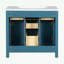 Ensemble de meuble-lavabo Bathroon avec lavabo en résine, 4 tiroirs et 2 armoires-626971181