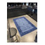 Washable Traditional Patterned Snowflake Motif Decorative Woven Area Rug