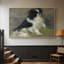 Tama, le chien japonais, v. 1876 - Pierre-Auguste Renoir, toile tendue avec châssis-132875032-132875037