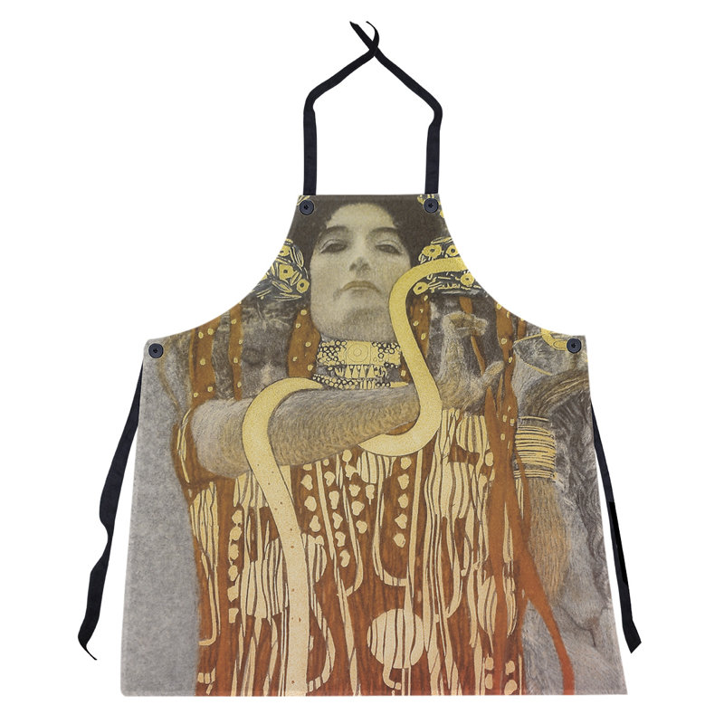 Tablier de hygeia gustav klimt,, Orange