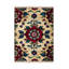 Tapis tissé à motif floral rouge Mosso-2058335535