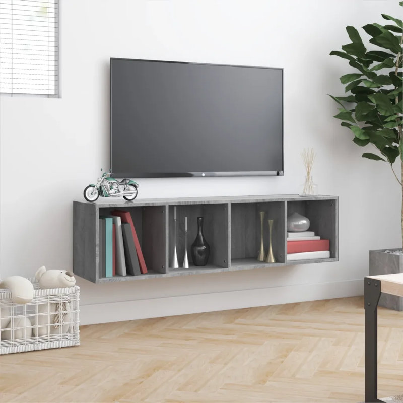 Keya Cube Bookcase, Grey Sonoma