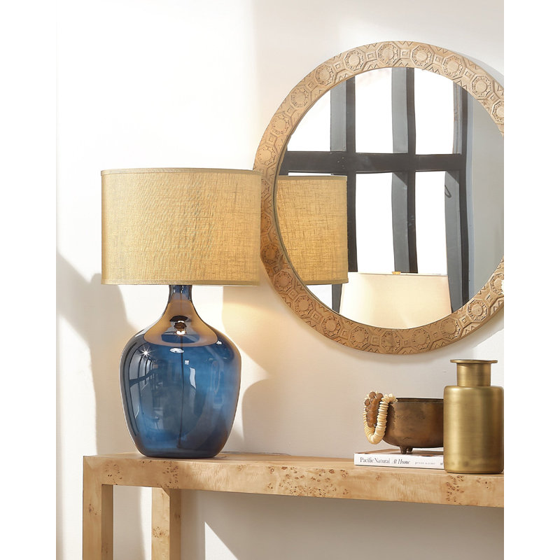 Jar Table Lamp, Navy, Gray