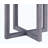 Moseberg 24" gray worn-end table