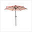 Parasol solaire à DEL avec rayures pour une meilleure visibilité et durabilité-130067601