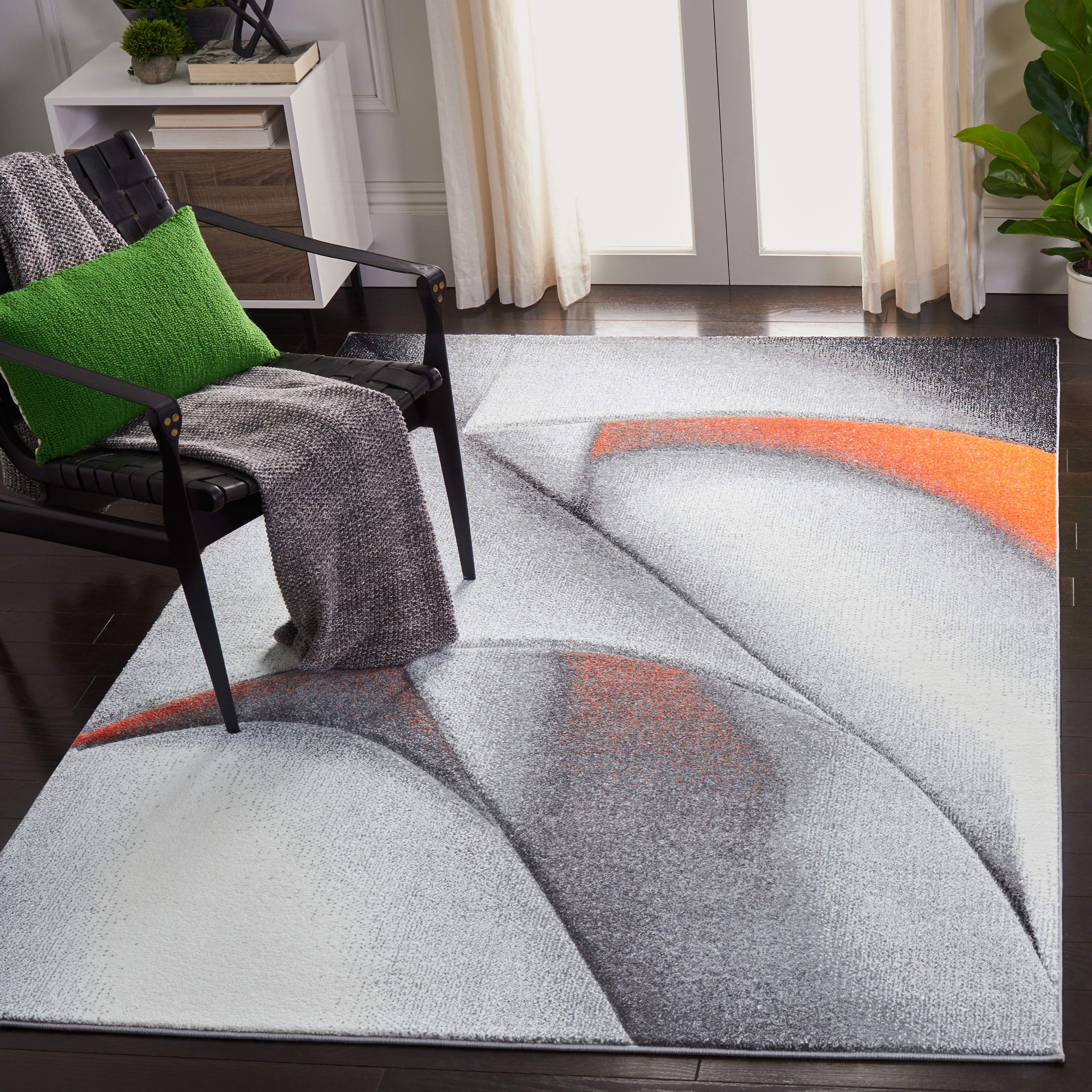 Orren Ellis Toughkenamon Performance Abstract Rug & Reviews | Wayfair