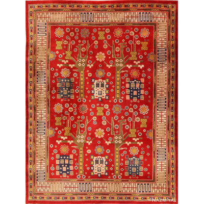Scandinavian One-of-a-Kind Rectangle 10'3" X 13'8" Area Rug