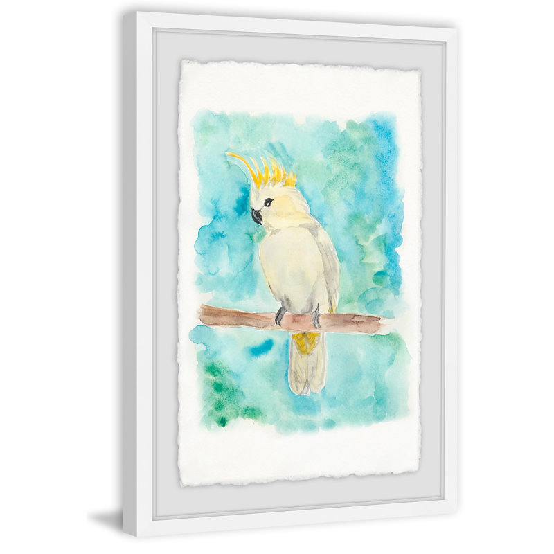 Resting Bird - Single Picture Frame Painting, 91 cm H x 61 cm W x 4 cm D
