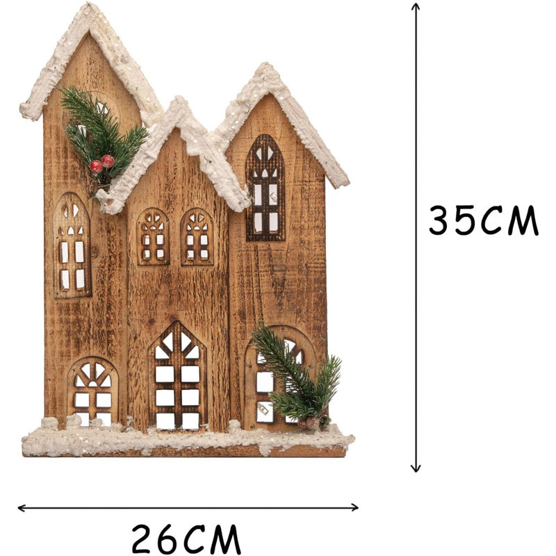 PVC No Holiday Shaped Ornament, Brown, 41 cm x 21.5cm x 6cm
