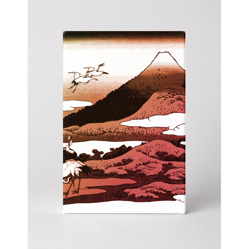 Umezawa dans la province de Sagami (vers 1830) - art mural sur toile Portrait, 24" W x 36" H