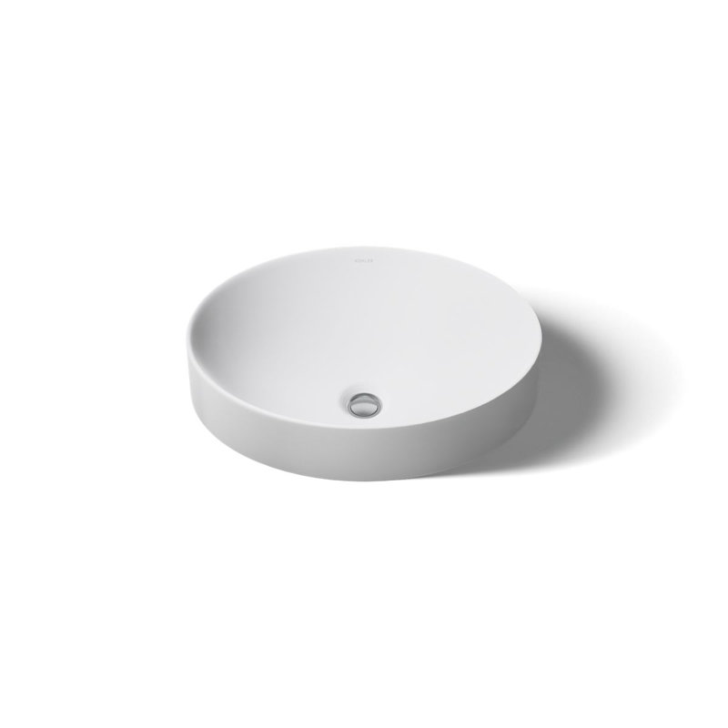 Vox® Vitreous China Oval Vessel Bathroom Sink with Overflow