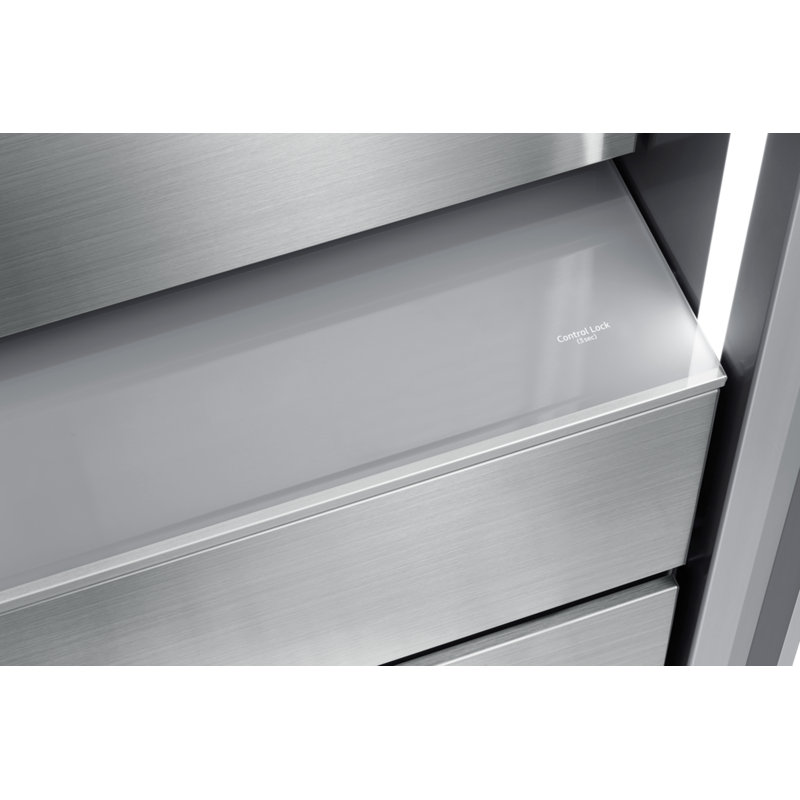 Left Column Panel Kit, Contemporary, Graphite Stainless, 18"