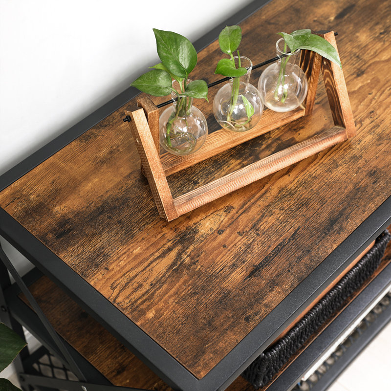 Bayswater 55.1'' Media Console, Rustic Brown/Black, 63"