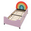 Lit de jour simple rembourré Ashunte Rainbow
