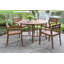Ensemble repas d'extérieur en eucalyptus pour 4 personnes Kinsler -93675852
