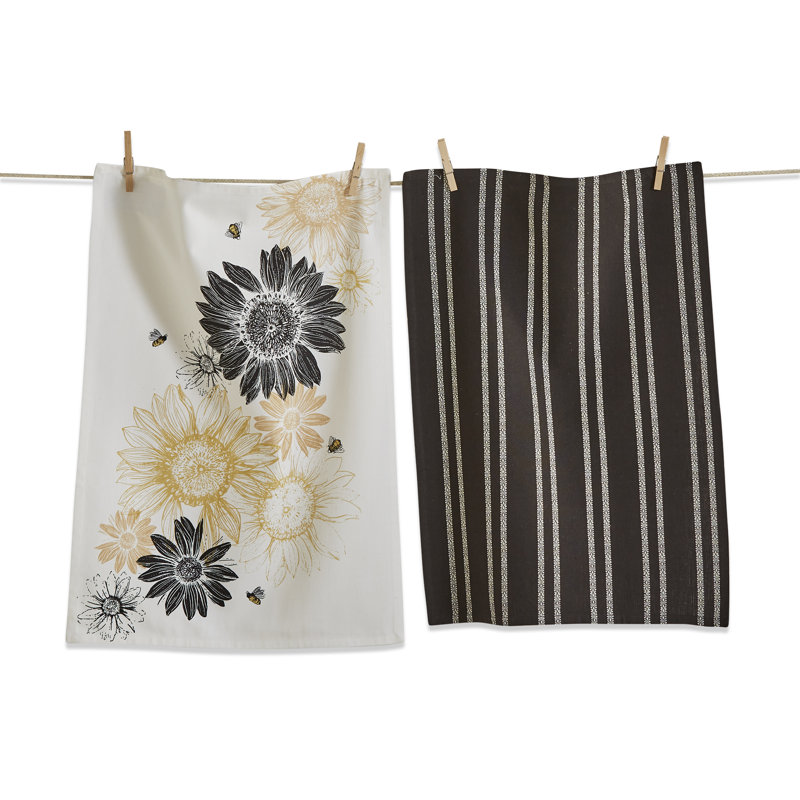 Sunflower Dishtowel S/2
