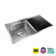 FOTILE Right Orientation 2-In-1 In Sink Dishwasher 18-in Top Control Built-In Dishwasher, 57.8-dBA Standard Sound Level