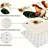 Rooster Sunflower Pattern Kitchen Floor Mat 3 Pc Kitchen Dining Area